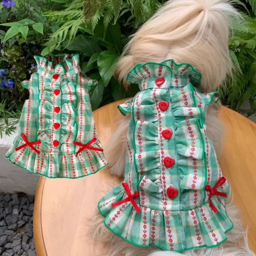 Cute Green Skirt Costume