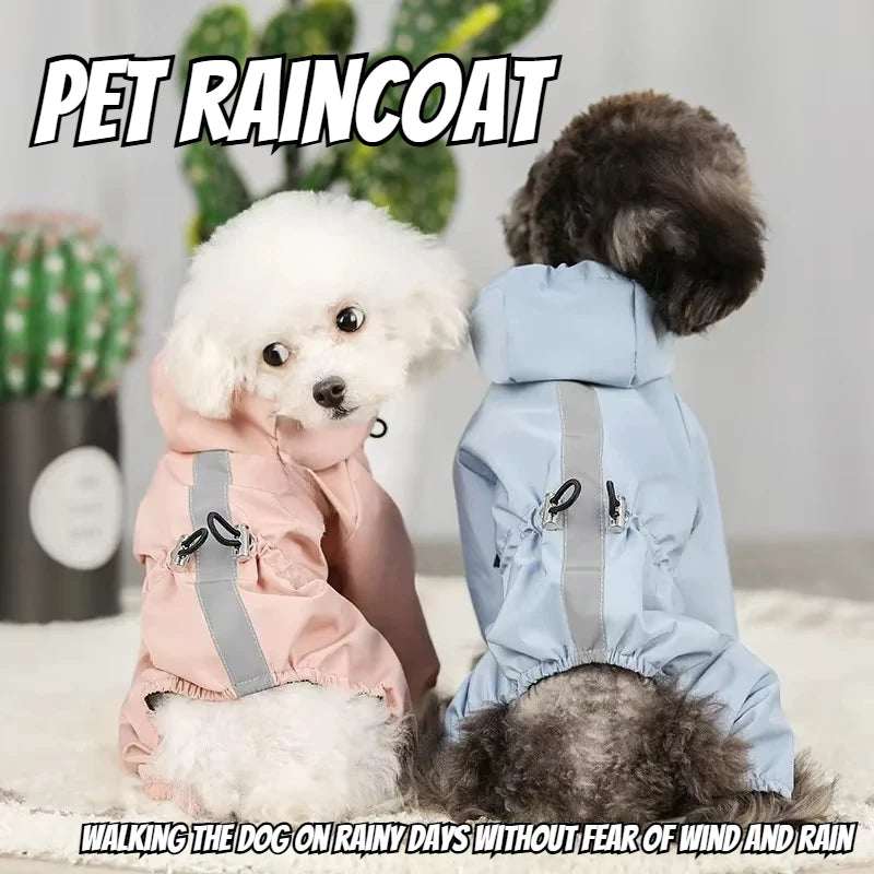 Pet clothing, rainproof, breathable and reflective clothes