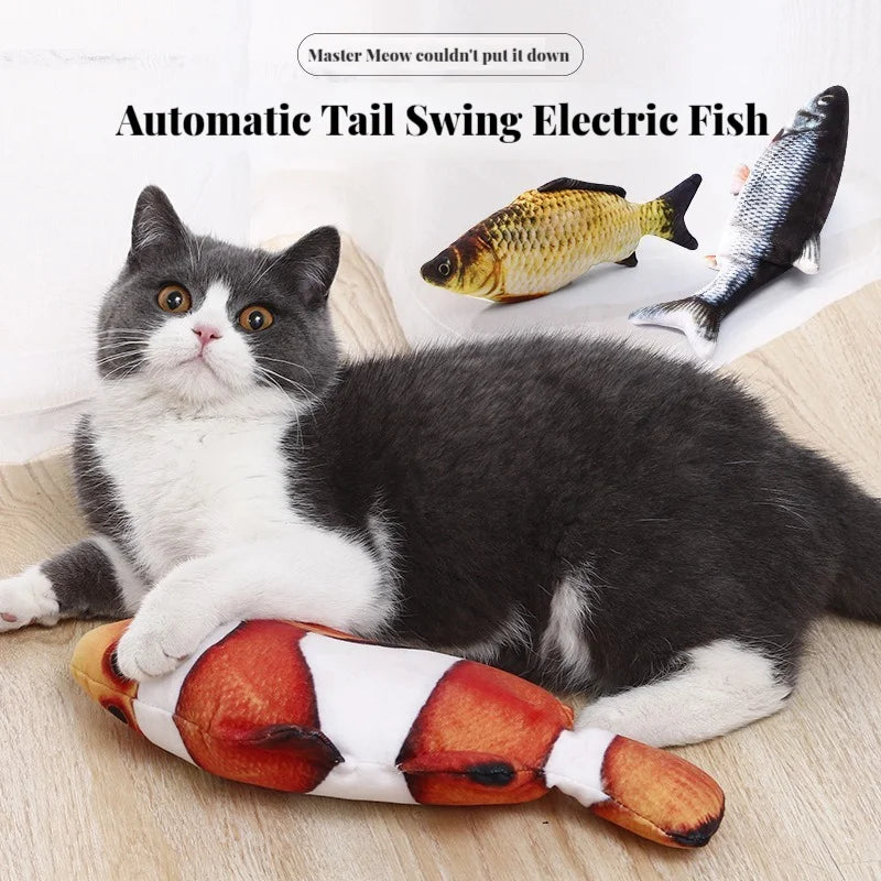 Electric Fish Toy For Cats