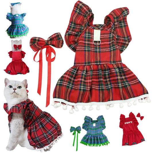 Christmas Pet Dresses