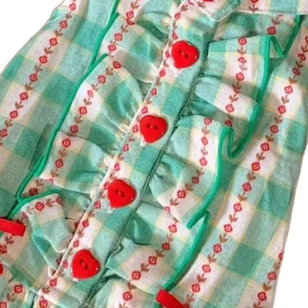 Cute Green Skirt Costume