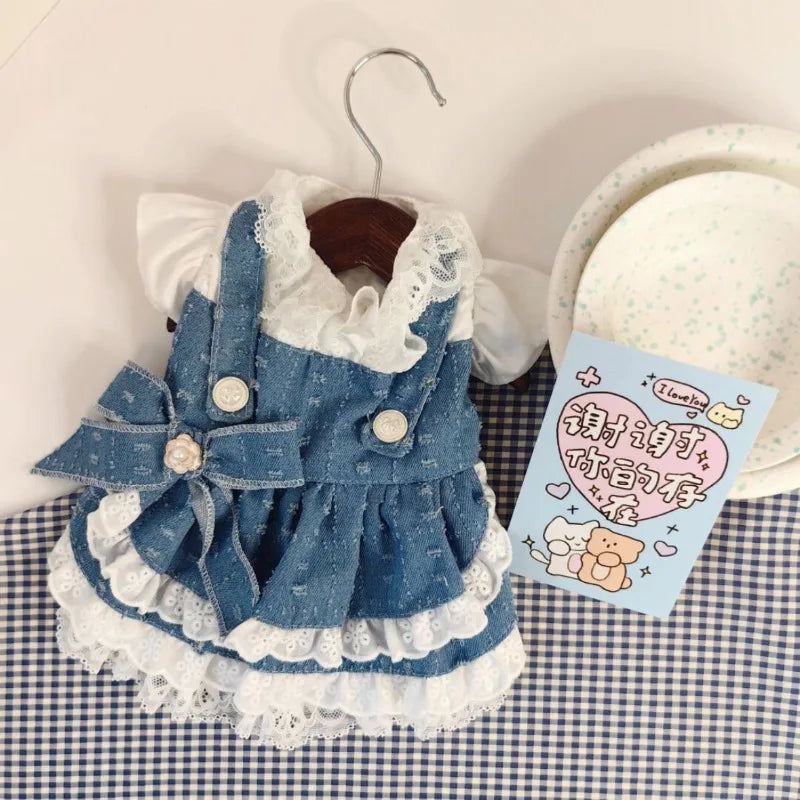 Fashion Denim Dog Dresses