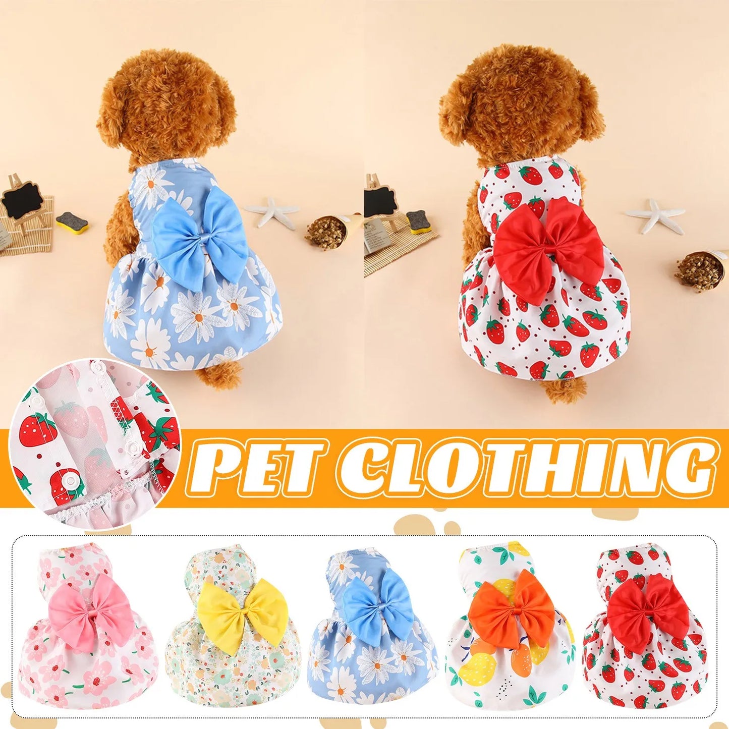Pet Dress Soft Comfortable