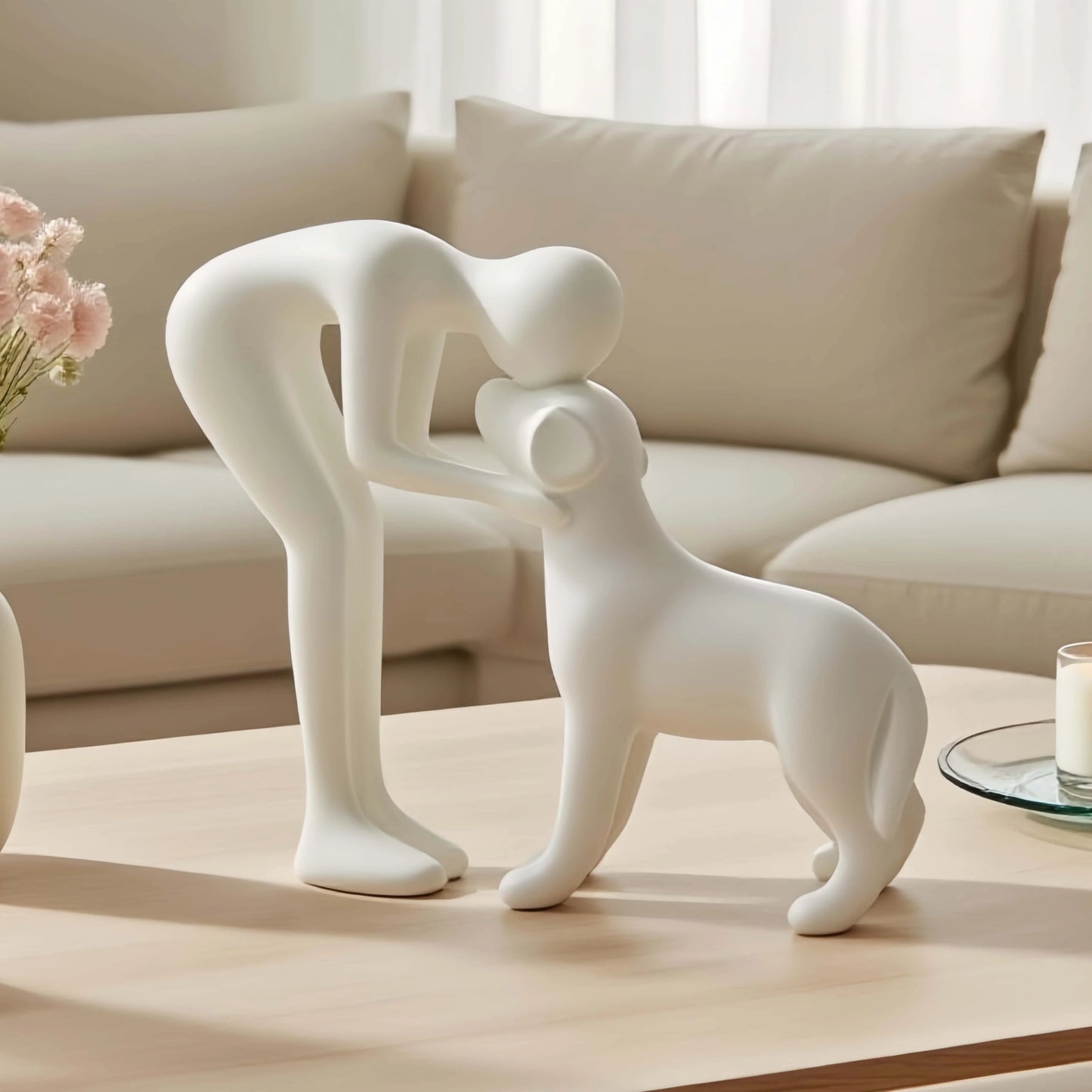 A warm gift for pet lovers and a home table decoration