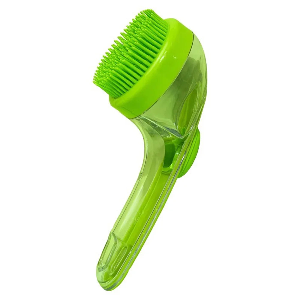 Pet Bath Brush for Small Dogs & Cats: