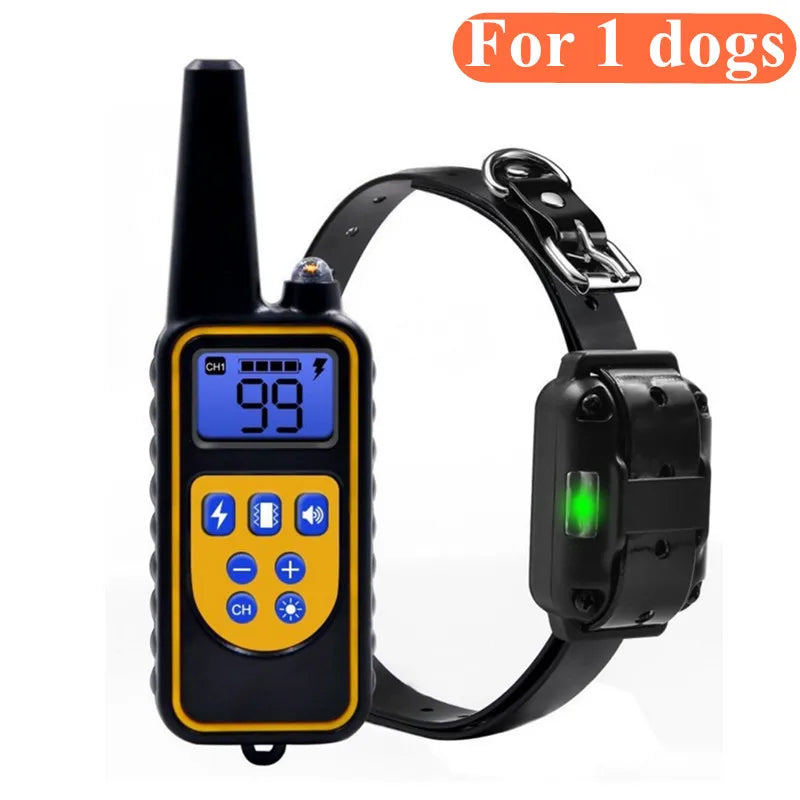 800m Digital Dog Training Collar Waterproof Rechargeable Remote Control