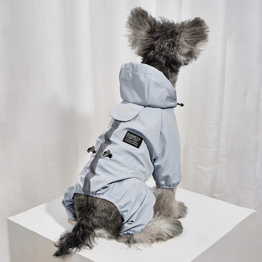 Pet clothing, rainproof, breathable and reflective clothes