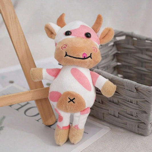 1pc-Cute pet cow plush toy