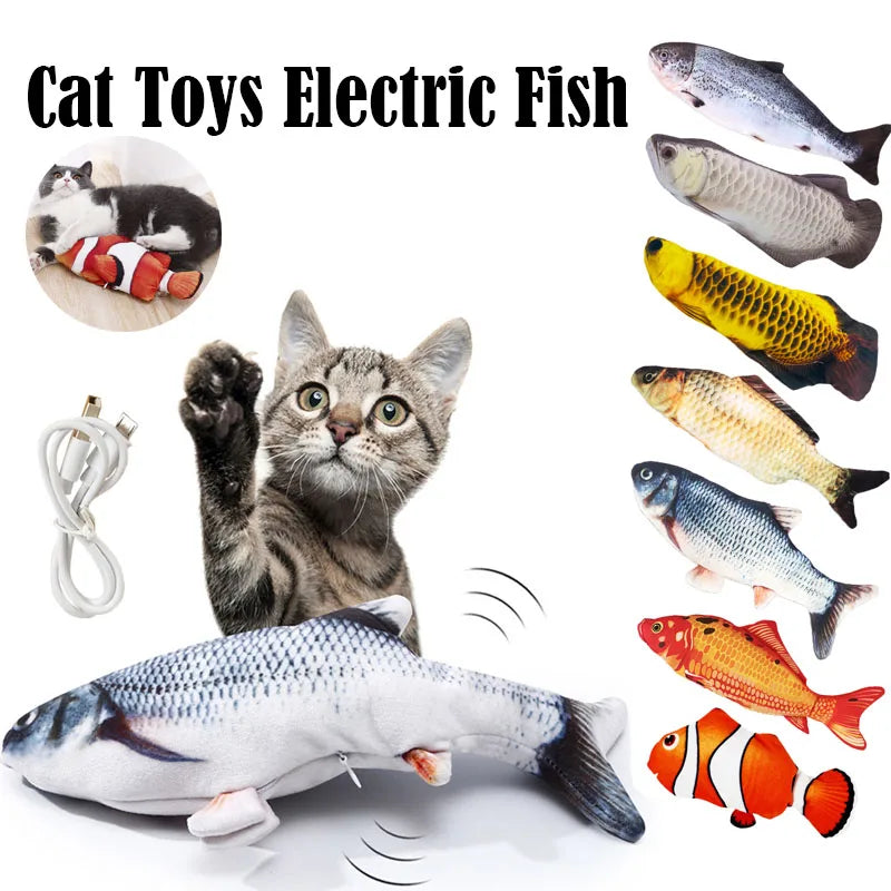 Electric Fish Toy For Cats