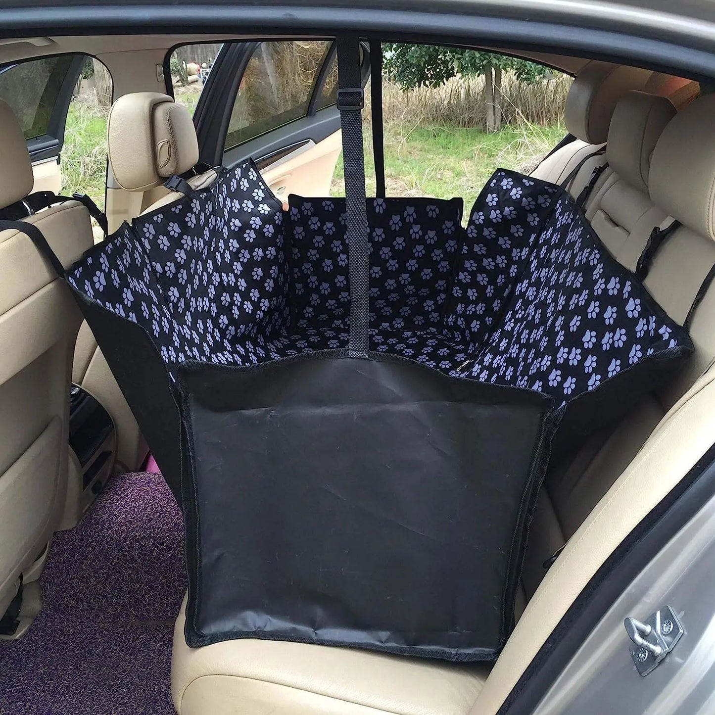 Waterproof Pet  Car Seat Cover  Printed